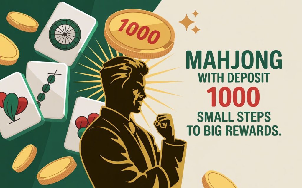 Mahjong with Deposit 1000: Small Steps to Big Rewards 1 image 9